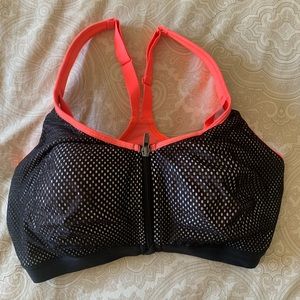 VSX Sports bra - clasp & zipper front - 36D